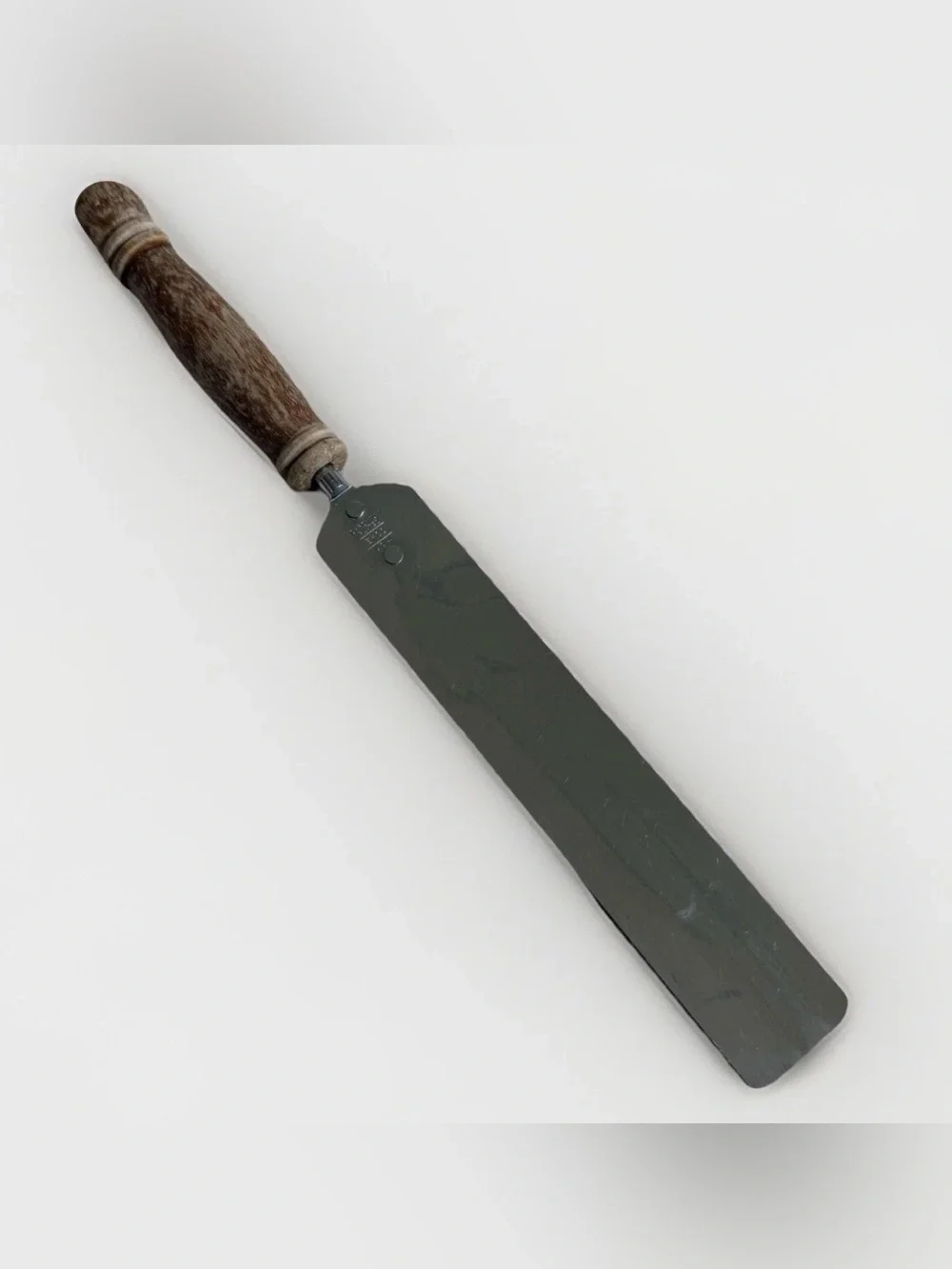 Vintage EKCO Icing Spreader Spatula Turned Wood Handle Chromium Plated USA 1950s